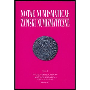 Notae Numismaticae T. X of 2015.