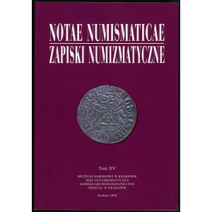 Notae Numismaticae T. XV z roku 2020.