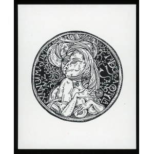 Ortyl Tadeusz, numismatické exlibris, 1998.