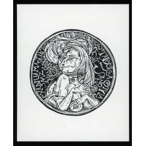 Ortyl Tadeusz, exlibris numizmatyczny, 1998 r.