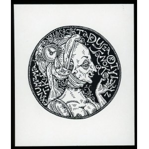 Ortyl Tadeusz, numismatické exlibris, 1998.