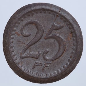 Bolesławiec / Bunzlau, 25 fenigów 1921