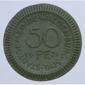 Wałbrzych / Waldenburg, 50 fenigów 1921