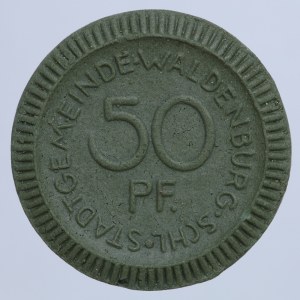 16., Wałbrzych / Waldenburg, 50 fenigów 1921