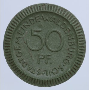 Wałbrzych / Waldenburg, 50 fenigów 1921