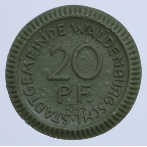 18., Wałbrzych / Waldenburg, 20 fenigów 1921
