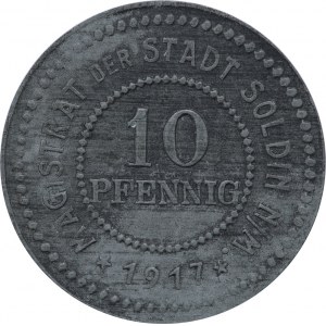 Myslibórz, 10 fenig 1917