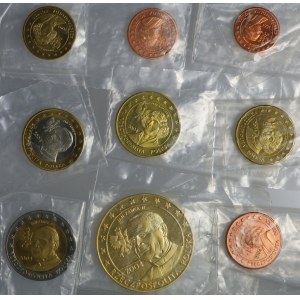 Polské vzorky euromincí, 2004