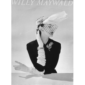 Willy Maywald ( 1907 - 1985), Plakat Willy Maywald Chapeau Fath / Paris 1951, lata 80 XX wieku