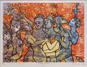 Marco Cecioni (ur. 1948), La Fiesta Psychedelica, 1994 r.