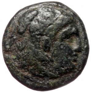 Macedonian Kingdom Philip II (359-336 BC) Æ half unit (Bronze, 13 mm, 3.04g) Uncertain Macedonian mint, 306-297 BC