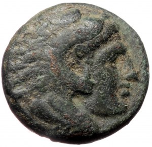 Kings of Macedon. Uncertain mint. Alexander III the Great (336-323 BC) AE (bronze, 5,80 g, 18 mm)