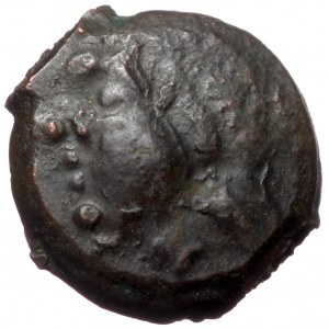 Cimmerian Bosporus, Panticapaeum, AE (Bronze, 14,3 mm, 2,16 g), 1st half of 3rd century BC.