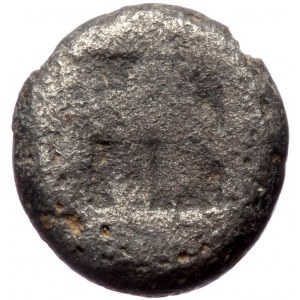 Lesbos, uncertain. AR/Bl Obol (Silver 0,72g 9mm) ca 500-450 BC