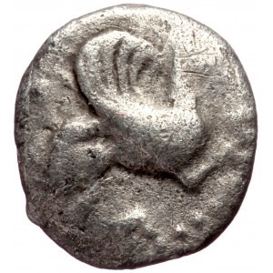 Troas, Assos AR hemiobol (Silver 0,54g 9mm) ca 405-360 BC. Chian standard.