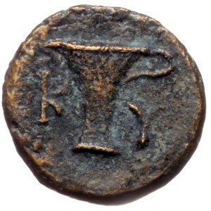 Aeolis, Kyme AE (Bronze,1.03g, 11mm) ca 300-250 BC