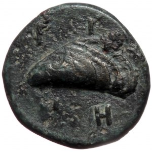 Aeolis, Grynion, AE (bronze, 1,29 g, 12 mm) ca 3rd cent. BC