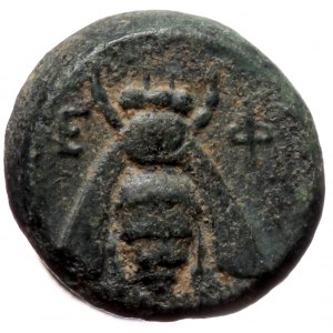 Ionia, Ephesos, AE (bronze, 1,57 g, 12 mm) Circa 375-325 BC
