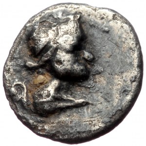Ionia, Ephesos AR Obol (Silver, 0,46g, 9mm) ca 245-202 BC