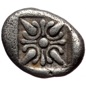 Ionia, Miletos AR Diobol (Silver, 1,07g, 10mm) Late 6th-early 5th century BC