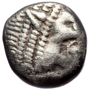 Ionia, Miletos AR Diobol (Silver, 1,09g, 9mm) Late 6th-early 5th century BC