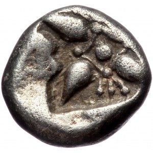 Ionia, Miletos AR Diobol (Silver, 1,09g, 9mm) Late 6th-early 5th century BC