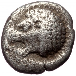 Ionia, Miletos AR diobol (Silver, 1,07g, 10mm) Late 6th-early 5th century BC.