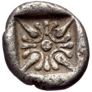 Ionia, Miletos AR diobol (Silver, 1,07g, 10mm) Late 6th-early 5th century BC.