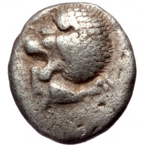 Ionia, Miletos AR diobol (Silver 1,13g 10mm) Late 6th-early 5th century BC.