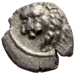 Satraps of Caria, Hekatomnos AR Hemiobol (Silver 0,36g 9mm) ca 392/1-377/6 BC.