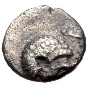 Caria, Mylasa AR Tetartemorion (Silver, 0,13g, 5mm) ca 420-390 BC
