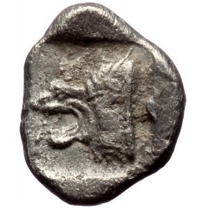 Mysia, Kyzikos AR obol (Silver, 0,50g, 9mm) ca 450-400 BC.