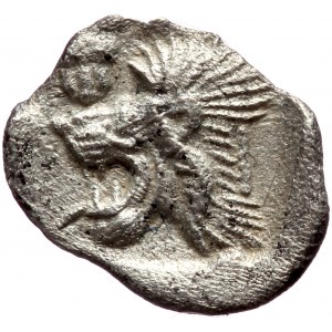 Mysia, Kyzikos AR hemiobol (Silver, 0,34g, 9mm) ca 450-400 BC.