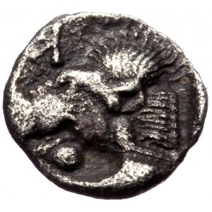 Mysia, Kyzikos AR hemiobol (Silver, 0,33g, 7mm) ca 525-475 BC.
