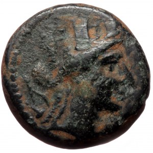 Phrygia. Apameia, AE (bronze, 4,42 g, 16 mm) mag. Pankr(...), sohn of Zeno(...), ca. 133-48 BC