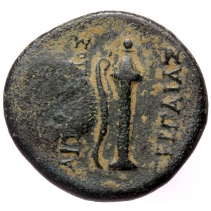 Pamphylia, Perge, AE (Bronze, 19,2 mm, 3,99 g), pseudo-autonomous issue, ca. 50-30 BC.