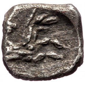 Lycaonia, Laranda AR obol (Silver, 0,56g, 8mm) 324-323 BC.