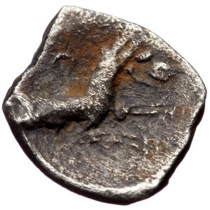 Lycaonia, Laranda AR Obol (Silver, 0,49g, 10mm) ca 324-323 BC.