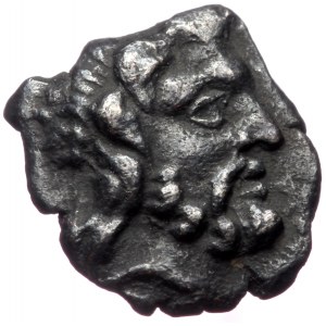 Lycaonia, Laranda AR Obol (Silver, 0,54g, 9mm) ca 324-323 BC.