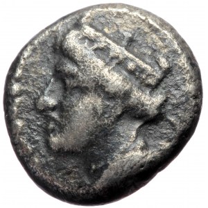 Pontos, Amisos, AR drachm-siglos, (Silver, 16,8 mm, 4,79 g), late 5th-4th century BC, Persic standard, strusk under magi