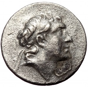 Kingdom of Cappadocia, Ariarathes V Eusebes (ca. 163-130 BC), AR drachm Silver, 18,2 mm, 3,99 g), year 33=130 BC.