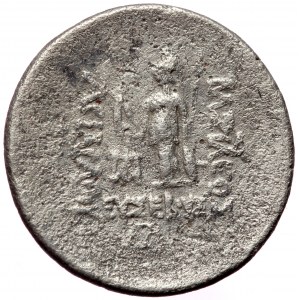 Kingdom of Cappadocia, Ariarathes V Eusebes (ca. 163-130 BC), AR drachm Silver, 18,2 mm, 3,99 g), year 33=130 BC.