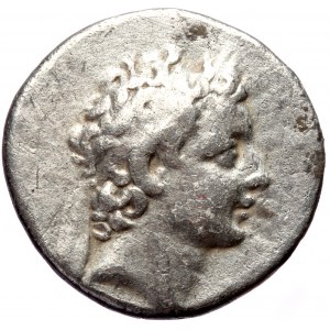 Kingdom of Cappadocia, Ariarathes VII Philometor (116-101 BC), AR drachm (Silver, 17,3 mm, 4,11 g), year 8 = 108/7 BC.