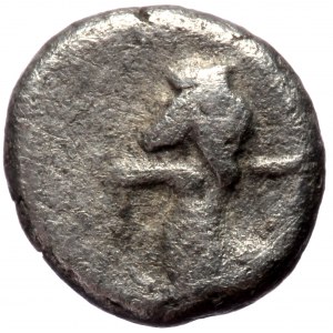 Persia, Achaemenid dynasty, AR obol (Silver, 8,3 mm, 0,66 g), 5nd cent. BC.