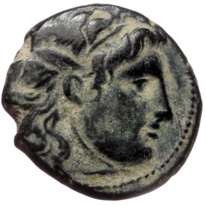 Seleukid Kingdom, Sardes, Seleukos I Nikator (312-281 BC) AE (bronze, 2,17 g, 15 mm)