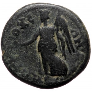 Caria, Antiochia, AE (Bronze, 17,7 mm, 4,47 g), pseudo-autonomous issue, ca. 238-268. Obv: BOY - ΛH, draped bust of Boul