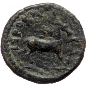 Lydia, Hierocaesarea, AE (Bronze, 17,0 mm, 2,39 g), pseudo-autonomous issue, ca. 1st - 2nd centuries. Obv: CYNK - [ΛH]T