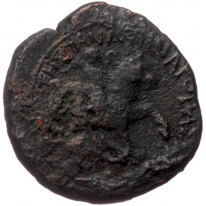 Lydia, Mastaura AE (Bronze 4,57g 20mm) Tiberius (Augustus) Magistrate: Athenagoras, son of Chaireas (epimeletes)