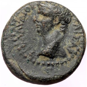 Lydia, Sardeis, Claudius (41-54), AE hemiassarion (Bronze, 16,6 mm, 3,17 g).