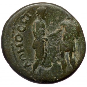 Lydia, Maeonia AE (Bronze 9,65g 25mm) Times of Trajan (98-117) Magistrate: Ail(?). Seilôn (strategos)